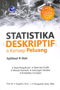 Image of Statistika Deskriptif dan Konsep Peluang. Aplikasi R-Stat