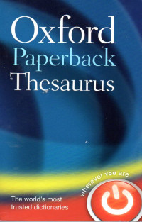 Image of OXFORD PAPERBACK THESAURUS