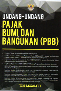 Image of UNDANG UNDANG PAJAK BUMI DAN BANGUNAN (PBB)