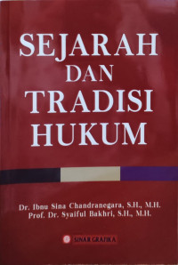 Image of Sejarah dan Tradisi Hukum