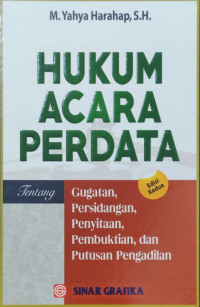 Image of Hukum Acara Perdata: tentang Gugatan, Persidangan, Penyitaan, Pembuktian, dan Putusan Pengadilan