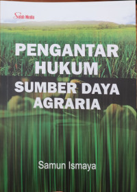 Image of Pengantar HUkum Sumber Daya Agraria