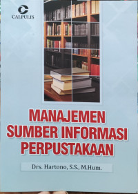 Image of Manajemen Sumber Informasi Perpustakaan