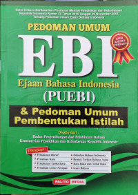Image of Pedoman Umim Ejaan Bahasa Indonesia dan Pedoman Umum Pembentukan Istilah