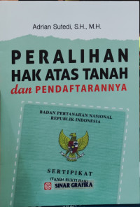 Image of Peralihan Hak Atas Tanah dan Pendaftrannya
