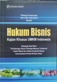 Image of Hukum Bisnis: Kajian Khusus UMKM Indonesia