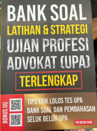 Image of Bank Soal Latihan & Strategi Ujian Profesi Advocat (UPA)