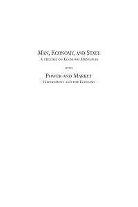 Image of Man, Economy, and State with Power and Market