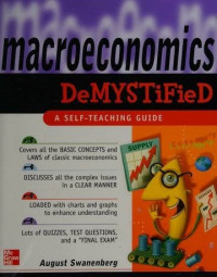 Image of Macroeconomics Demystified: a self-teaching guide