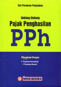 Image of Undang-Undang Pajak Penghasilan PPh